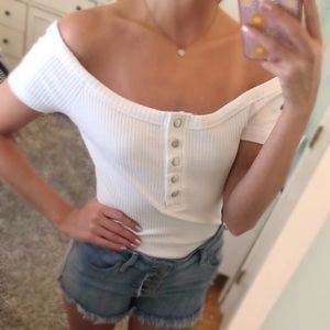 Missguided Off-the-Shoulder Bodysuit